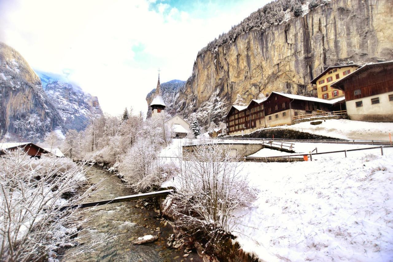 Apartment Breithorn - Charming Home - Free Parking & Wifi Lauterbrunnen Exteriör bild